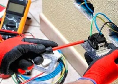 Installation, maintenance, and repair of power points, lights, and plugs