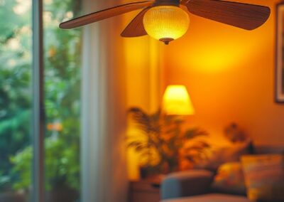 Installation of ceiling fans and daynight switches