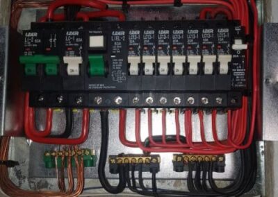 Isolator switch wiring for geysers and stoves