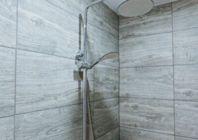 New shower installations